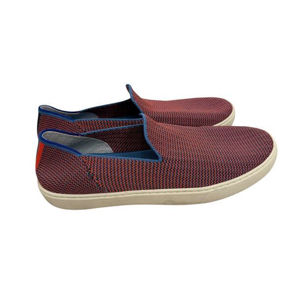 Rothy's Tangerine Triple Stitch Sneakers Size 10.5 Slip On - Picture 3 of 10